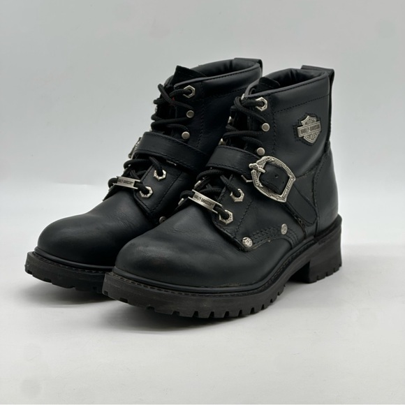 Harley-Davidson Faded Glory Motorcycle Boots. Size 7.5 - Picture 4 of 10